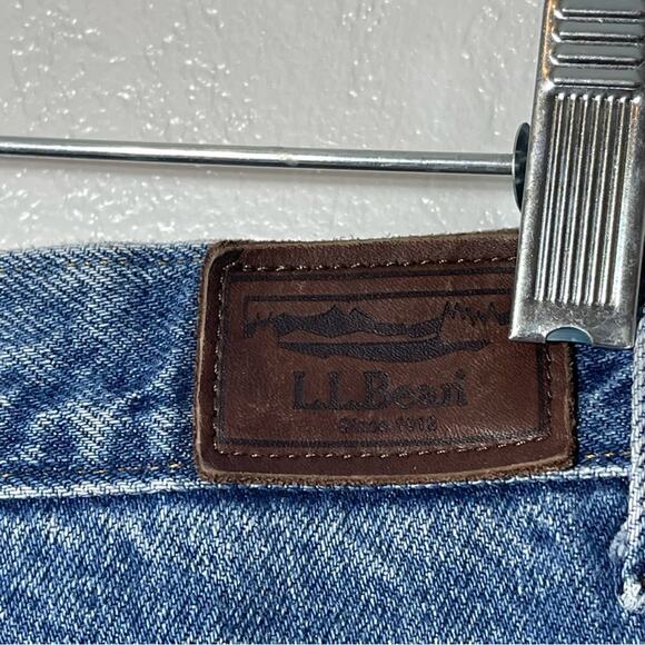 L.L. Bean Fleece Lined Jeans, Size 16 Reg. In excellent condition! High Waist. - Picture 6 of 7
